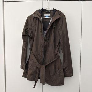 Columbia Hooded Rain Trench size L